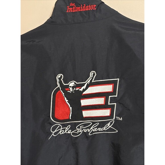 Chase Authentic’s Jacket Dale Earnhardt Black Red Intimidator 7 Time Champ Large - Picture 5 of 9
